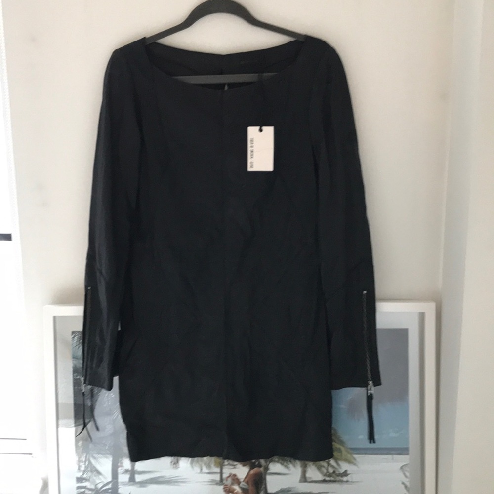 Tiger of Sweden Women’s black leather dress